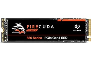 Seagate FireCuda 530 2TB Solid State Drive - M.2 PCIe Gen4 ×4 NVMe 1.4, speeds up to 7300 MB/s, Compatible PS5 Internal SSD, 