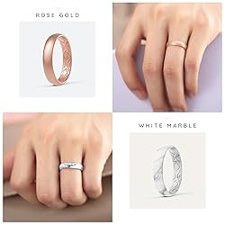 ThunderFit Women Breathable Silicone Promise Rings