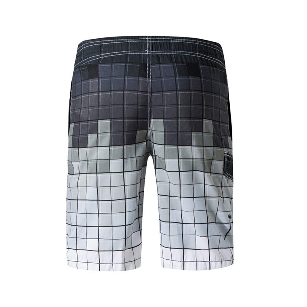 Ophestin Mens Quick Dry Swim Trunks, Grey, XXX-Large