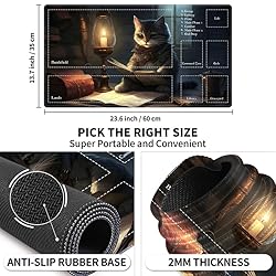 EDGFRTOIO Playmat with Zones for MTG Card Game