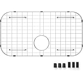 Sink Protector Grid 26-1/16" x 14-1/16", Rear Drain with Corner Radius 3-1/2", 304 Stainless Steel Material - Rear Drain