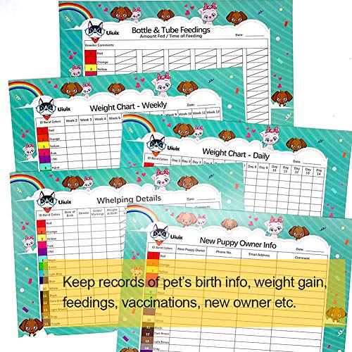 Puppy Whelping Collars Set With Color Coded Record Ke vrogue.co