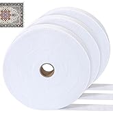HexaHive 2 1/4 Inch Jelly Roll Batting Strips for Rugs Total 150 Yards | 3 Rolls Polyester Blend Batting on a Roll for Quilting, Throw Rugs, Fabric Tube Maker Needle Punched Maker Tool