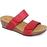 Eric Michael Liat Women's Sandal (RED, EU 38/ US 7-7.5)
