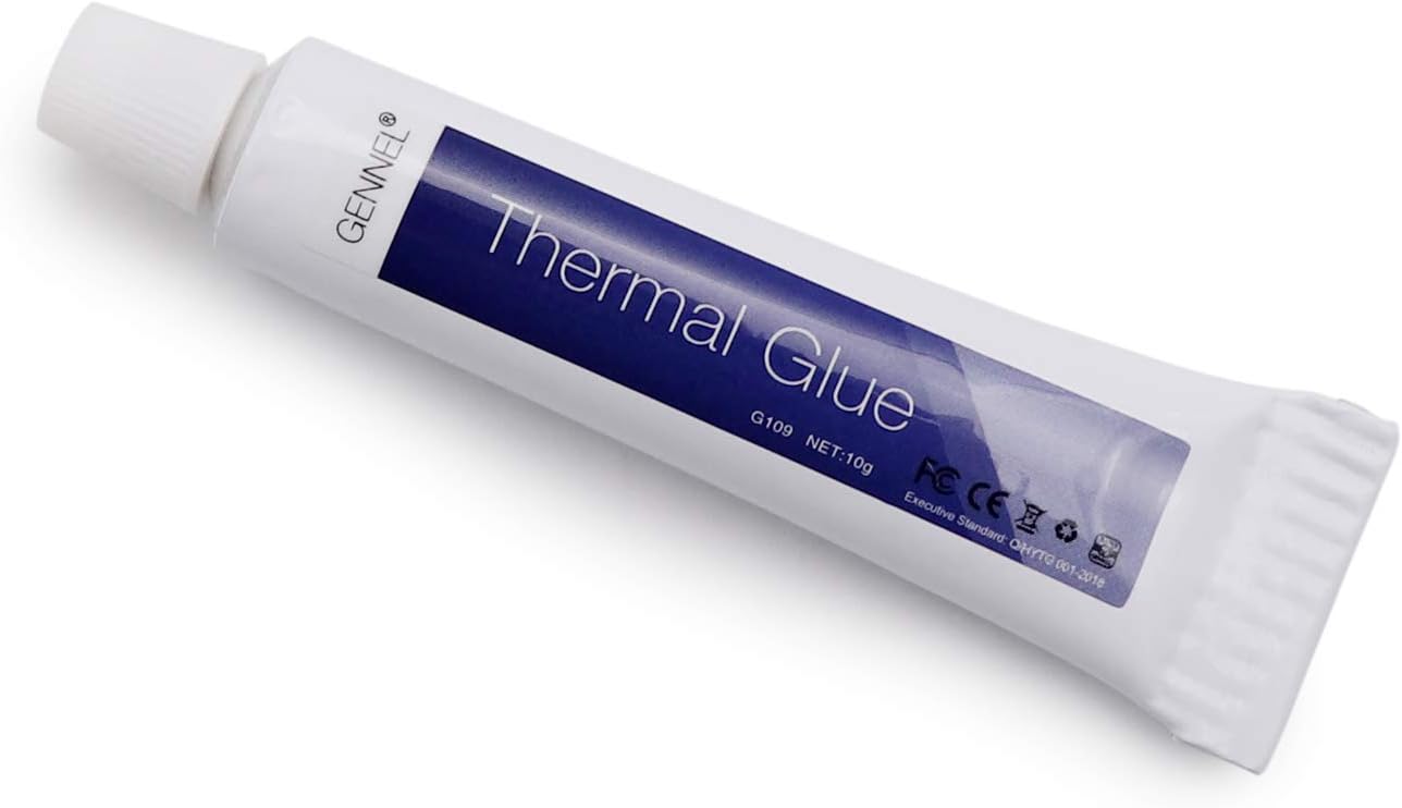 GENNEL 10g Thermal Conductive Glue, Heatsink Glue, Thermal Adhesive for