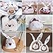 Candy Bags, Fascigirl 60Pcs Lovely Bunny Ears Gift Wrap Bags Treat Bags for Children's Birthday Party Supplies
