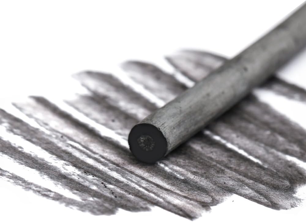 Looneng Artist Willow Vine Sketch Charcoal Sticks, Approx. 5-7mm Dia, Pack of 25