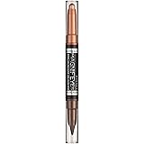 Rimmel Magnif'eyes Double Ended Shadow and Eye Liner, Kissed By A Rose Gold, 0.05 oz, Eye Shadow & Eye Liner Resists Smudging & Creasing