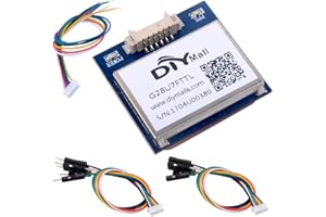 DIYmalls G28U7FTTL GPS Receiver Module 3.3V-5V w/Flash Ceramic Antenna 9600bps 1Hz NMEA-0183 for Arduino FPV Drone Flight Control