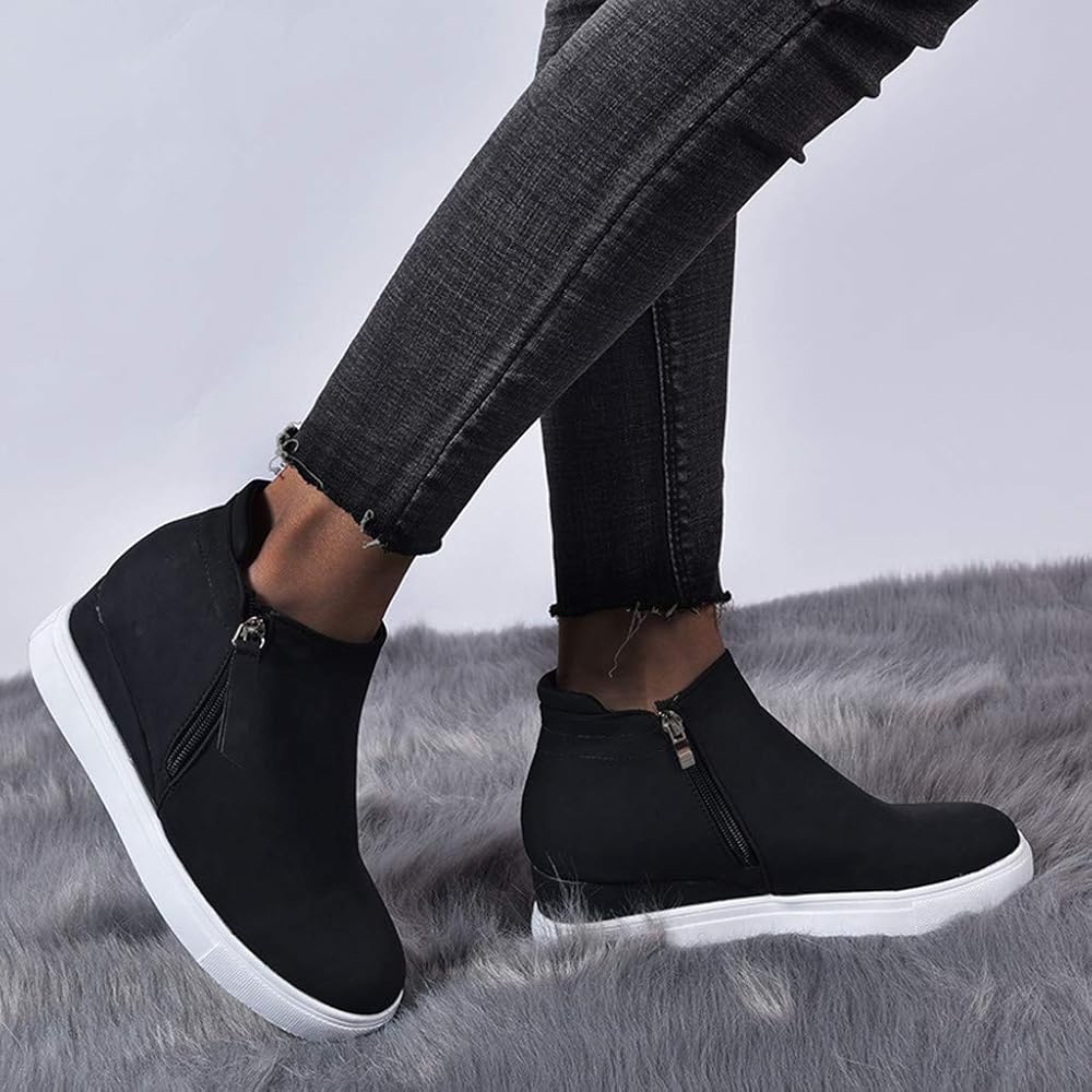 wedge sneakers with dress