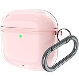 Clear Pink case Compatible with AirPods