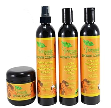 Amazon Com J Organic Solutions Kid S Healthy Hair Growth Kit
