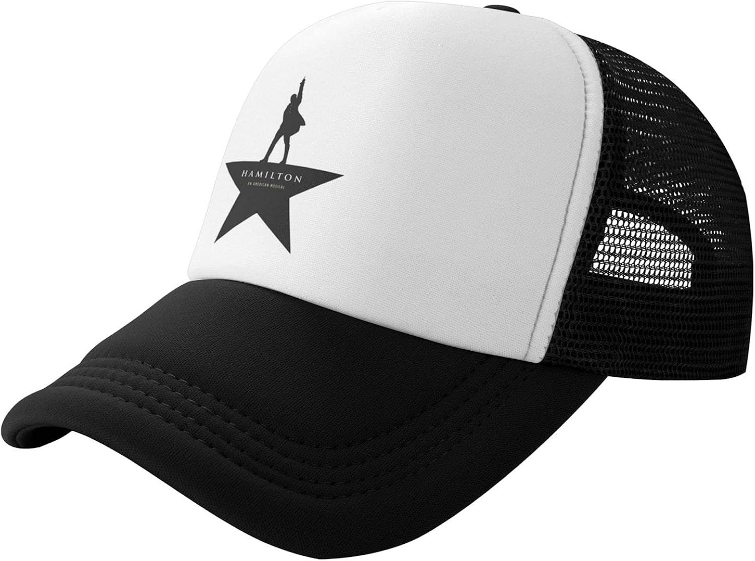 MusicalsHamilton Trucker Hat Summer Mesh Cap with Adjustable Snapback