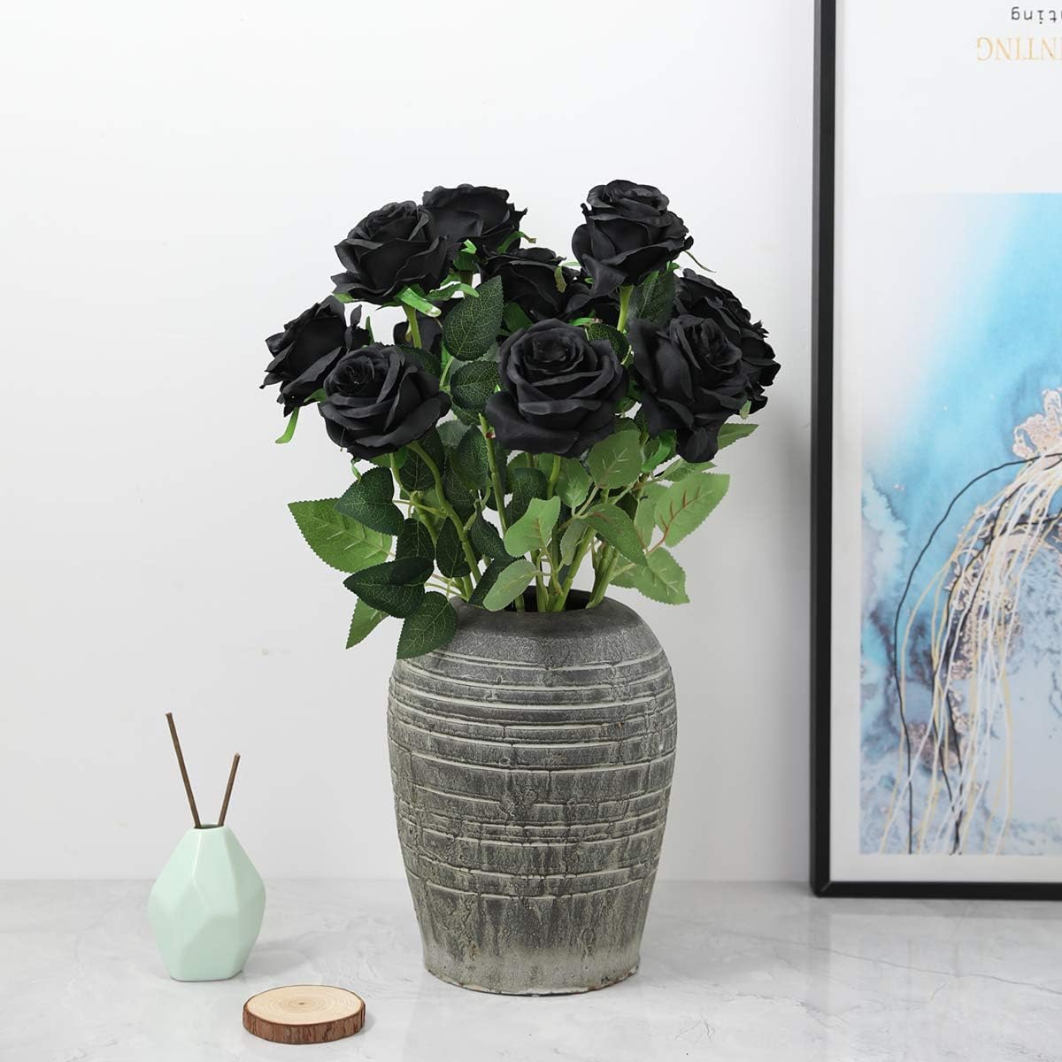 Tifuly 12 PCS Artificial Roses - Image 5