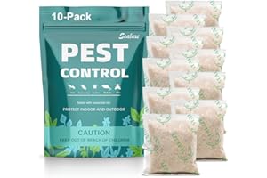 DALIYREPAL Pest Control Rodent Repellent Peppermint, Mouse Repellent Peppermint to Repel Mice and Rats, Mice Repellent for House,Rat Repellent Outdoor/Indoor, Moth Balls for Rodents 10 Pouches