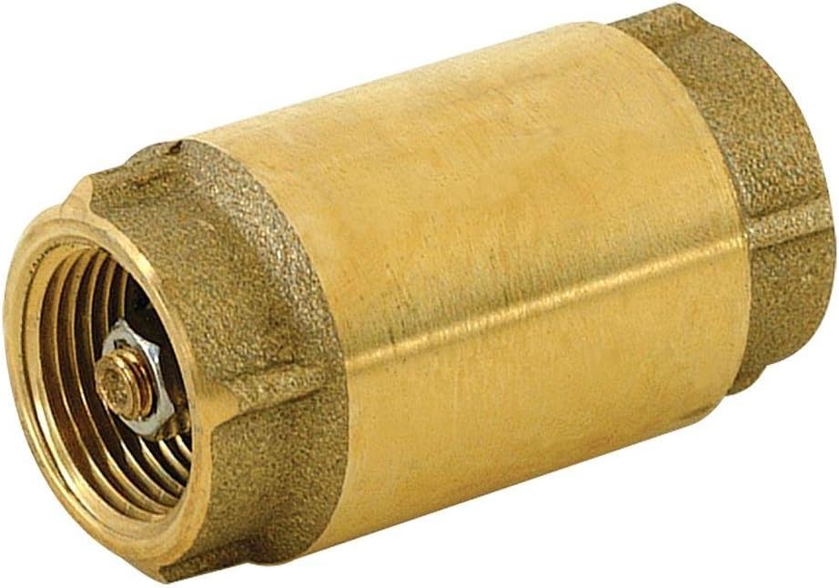 EZ-FLO 20405LF Brass In-Line Check Valve