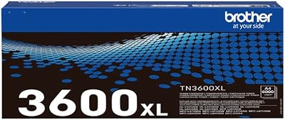 Brother TN3600XL Toner Cartridge Black High Yield Up to 6000 Pages