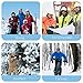 Rocky Thermal Underwear Men Long Johns Men Thermals Top Bottom Set Shirt Pants Men's Base Layer Insulated Under Wear Mens Thermal Set Extreme Cold Weather Winter Ski (Black - Light/X-Large)