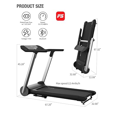 wekeep folding portable treadmill