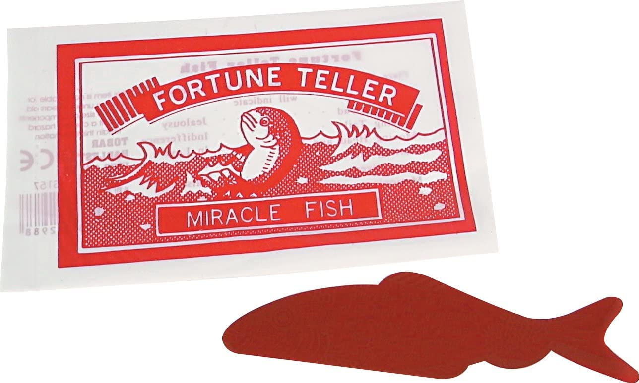 "Fortune Teller Fish Novelty Toy/Party Bag Fillers, pack of 6"