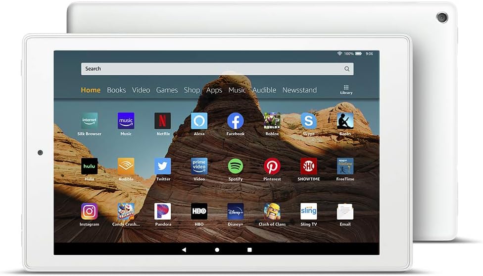 Fire HD 10 Tablet (10.1" 1080p full HD display, 32 GB) – White: Kindle Store