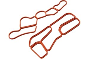 Partuto Engine Oil Filter Housing Gasket Set for Mercedes-Benz 2721840080 2721840280 Replacement