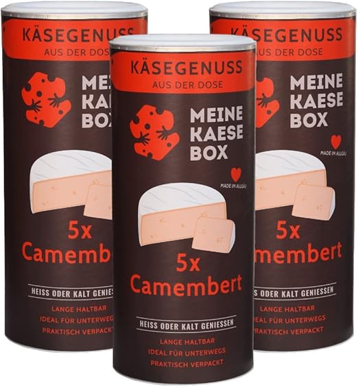 MeineKäsebox - Cajas para Queso (3 Unidades, 15 x 125 g): Amazon.es: Hogar