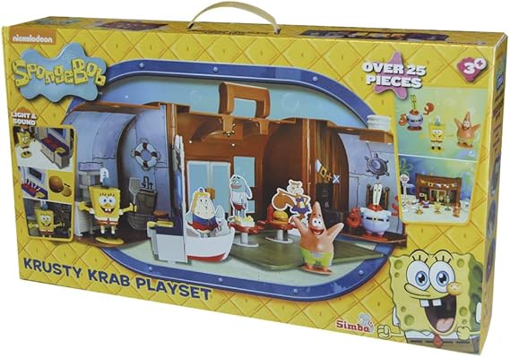 spongebob playset krusty krab