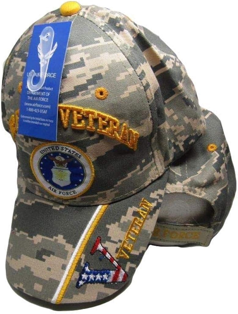 K's Novelties US Air Force Veteran V Camouflage Camo Digital