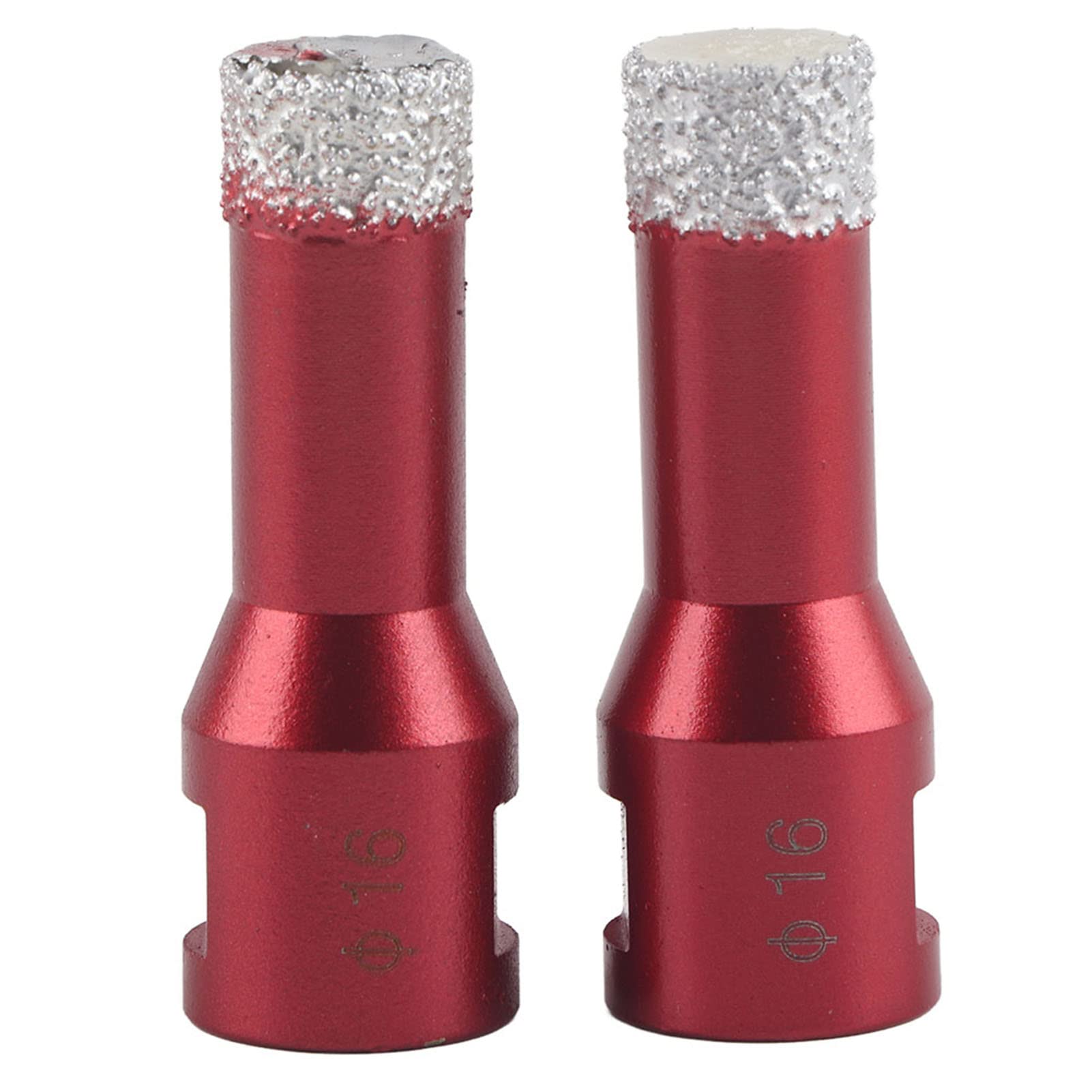 2Pcs Hole Saws Bit Diamond Drill Bits M14 Female Thread Grinder Accessories for Ceramic Tiles(16mm)