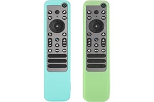 [2 Pack] Protective Case for Sony RMF-TX920U RMF-TX910U RMF-TX900U Voice Remote Cover, Anti Slip Holder Silicone Covers for S