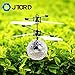 JTORD RC Flying Ball,Infrared Induction Flashing LED Light Flying Ball,Flying Toy For Boys And Girls