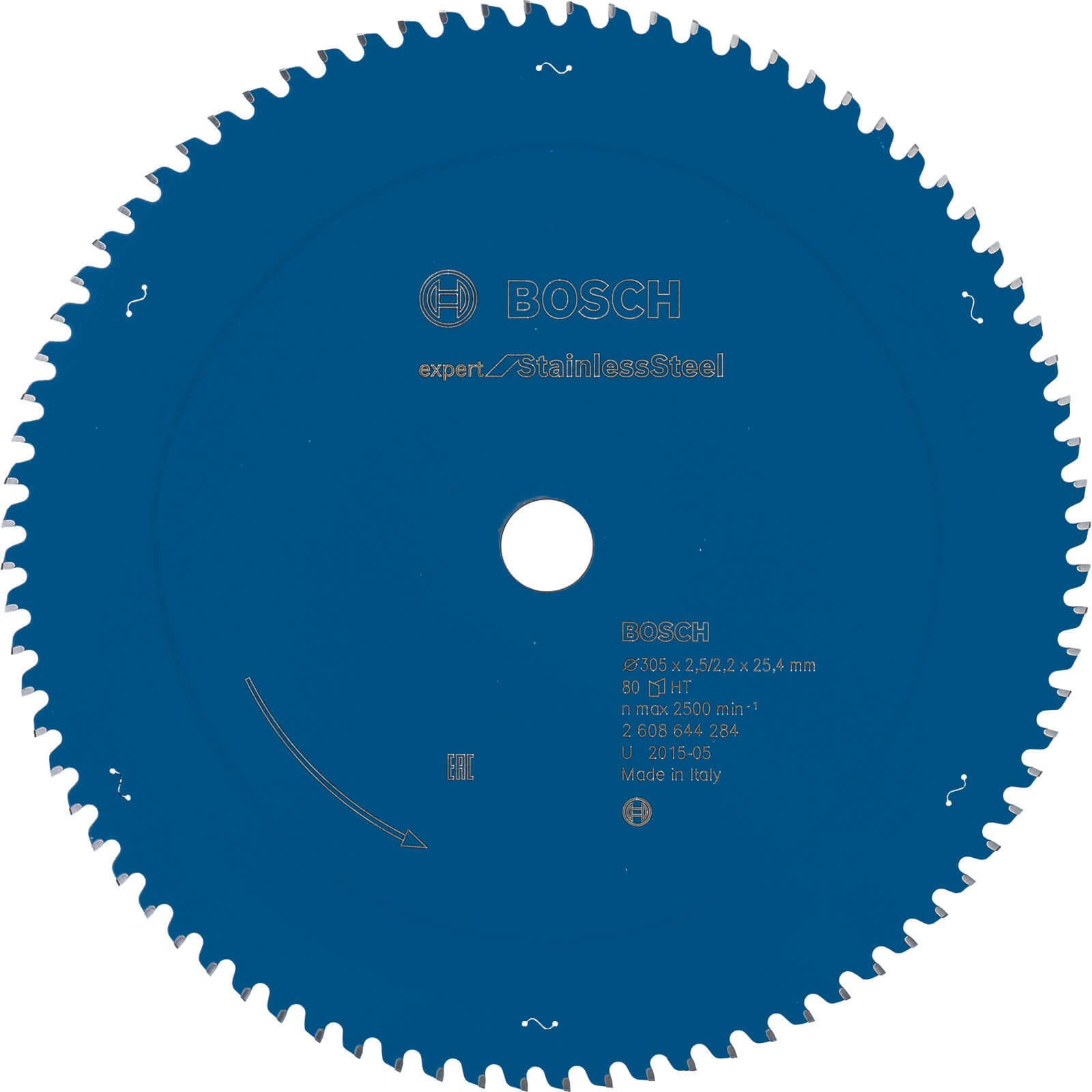 Bosch Professional Bosch 2608644284 Lame De Scie Circulaire Expert For Stainless Steel 305 X 25,4 X 2,5 X 80