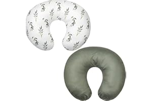 Little Jump Nursing Pillow Cover, Breastfeeding Pillow Slipcover for Baby Boys & Girls, Nursing Pillow Case for Newborn, Soft