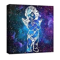 Canvas Wall Art Cupid Canvas Prints Home Artwork Decoration for Living Room,Bedroom - 12x12 inches