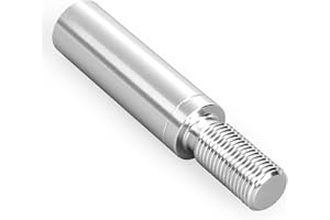 Tongze 2 Inch Shifter Extension, M12x1.25 Gear Shift Knob Extender Lever Compatible for Subaru WRX Ford Toyota Scion, Universal Fits for 5 & 6 Speed Manual Car Truck(Silver)