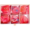 Silky Gem - Edible Watermelon Citrus Pink Calcite Crystal Candy, 8-10 pieces, Kohakutou, Edible Gem, Vegan, Gluten Free, ASMR