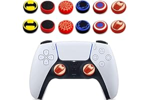 JAEESPON 12PCS Thumb Grip Stick Cover, Wireless Controllers Game Remote Joystick Cap, Non-Slip Silicone Handle Protection Cover