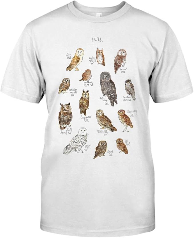 OwlsClassic TShirt Black Clothing