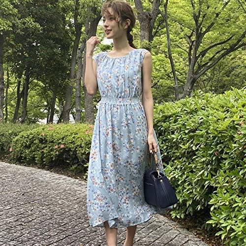 ケティ Ketty リーフオパールプリントワンピース M ブルー スカート 通販 Amazon