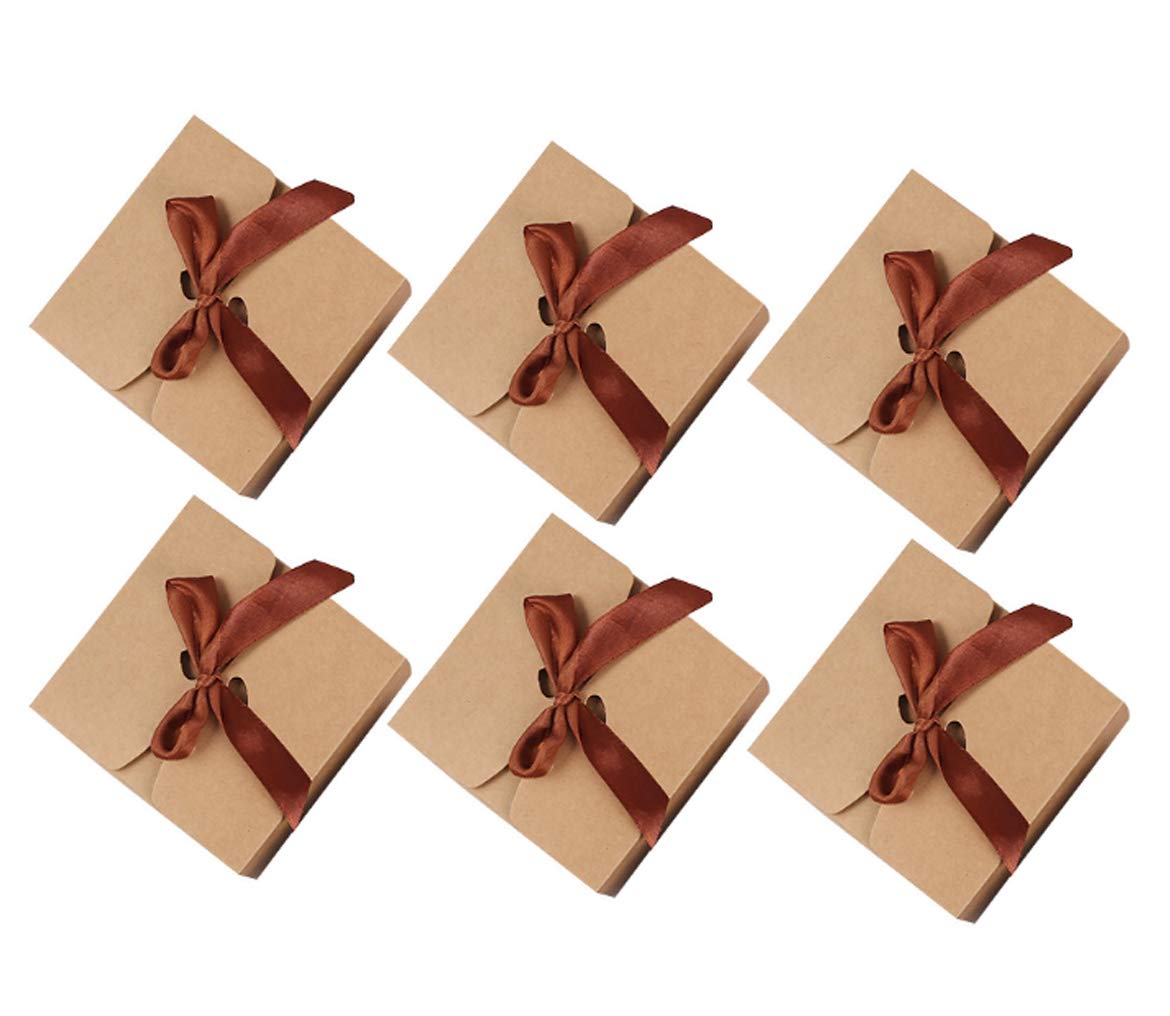 Allbusky 30PCS Kraft Paper Candy Boxes, Sweet Wedding & Party Gift Packs for Occasions