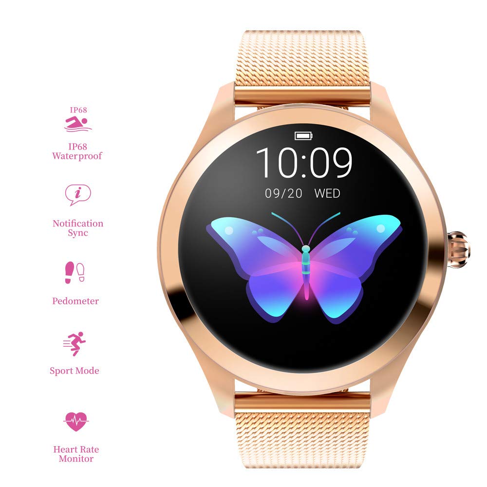 Aliwisdom Smart Watch For Women Waterproof Activity Tracker Fitness Tracker Bluetooth Smart Bracelet Fitness Sport Watch For Android Ios With Incoming Call Sms Reminder Rose Gold Buy Online In Aruba At Aliwisdom Smart Watch For Women Waterproof Activity Tracker Fitness Tracker Bluetooth Smart Bracelet Fitness Sport Watch For Android Ios With Incoming Call Sms Reminder Rose Gold Buy Online In Aruba At