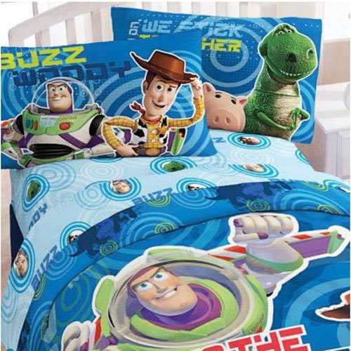 Toy Story Microfiber Twin Comforter w/matching Twin Sheets and Bonus Tote Buy Online in UAE