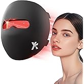 YKeluxon Red Light Therapy Mask for Face, LED Face Mask, Infrared & Red Light Therapy for Face, Portable Redlight Facial Device