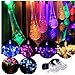 Solar String Lights 20LED Water Drop,IREALIST 8 Light Modes.Christmas Lights Solar Powered String lights for Garden, Patio, Yard, Home, Christmas Tree, Parties (Multi_color)