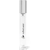 Just Juice Velvet Noir - Crisp Jasmine Perfume for Women and Men - Floral Musk Mini Travel Perfume with Apple, Rose, Geranium, Amber - 0.33 oz