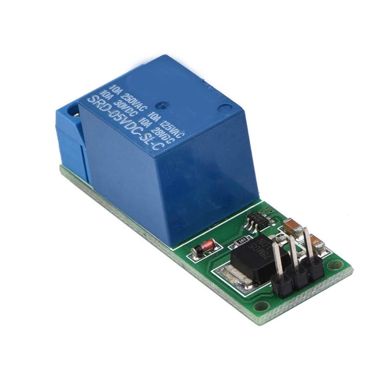 Low Pulse Trigger Board, Mini 6-24V Latching Relay Module Bistable Self-Locking Switch for Electronic Equipment Control Triggering Delay Relay with Low Power Consumption