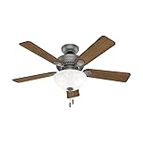 Hunter Swanson Indoor Ceiling Fan with LED Lights