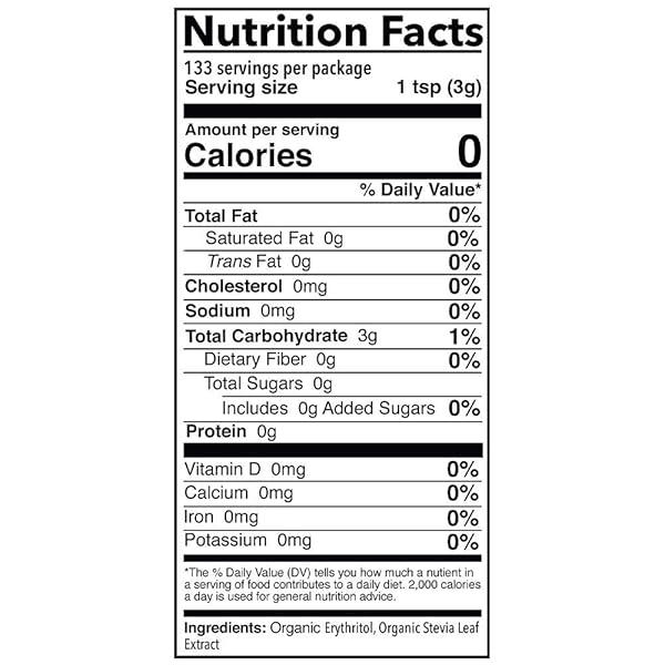 SWEETLEAF ORGANIC BETTER THAN SUGAR SWEETENER – SUGAR SUBSTITUTE WITH STEVIA & ERYTHRITOL, USE FOR FROSTING, BAKING, OR COFFEE, NATURAL POWDERED SUGAR ALTERNATIVE, KETO FRIENDLY, ZERO CALORIE – 14 OZ