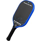 Paddletek Phoenix Firestorm &ndash; 14mm Pickleball Paddle &ndash; Elongated Shape for Extended Reach &ndash; Raw Carbon Fiber Face &ndash; Polypropylene Honeycomb Core &ndash; USAPA Approved Pickle Ball Paddle &ndash; 5.5 Inch Handle